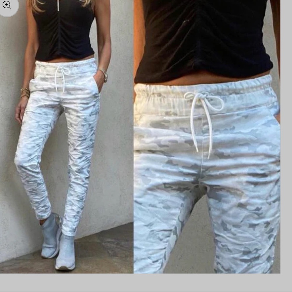 NWT BEVY FLOG SHELY PANT CAMO white gray 29
